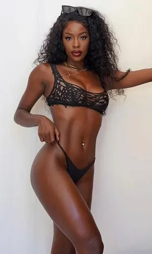 Wealth is a beautiful ebony sweetheart